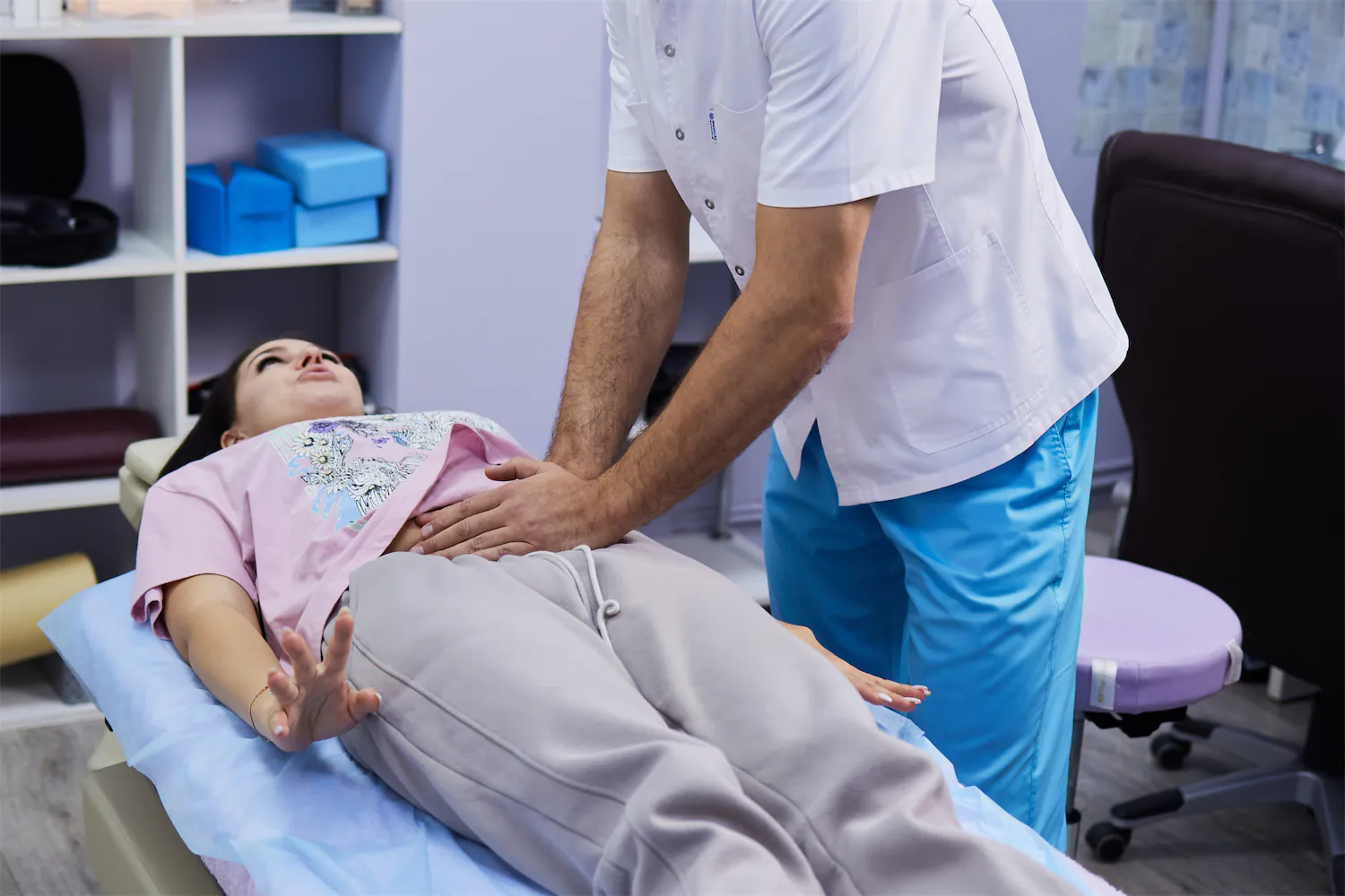 Сеанс висцеральной терапии